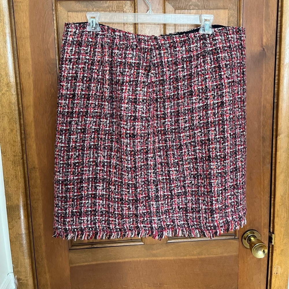 Talbots tweed skirt